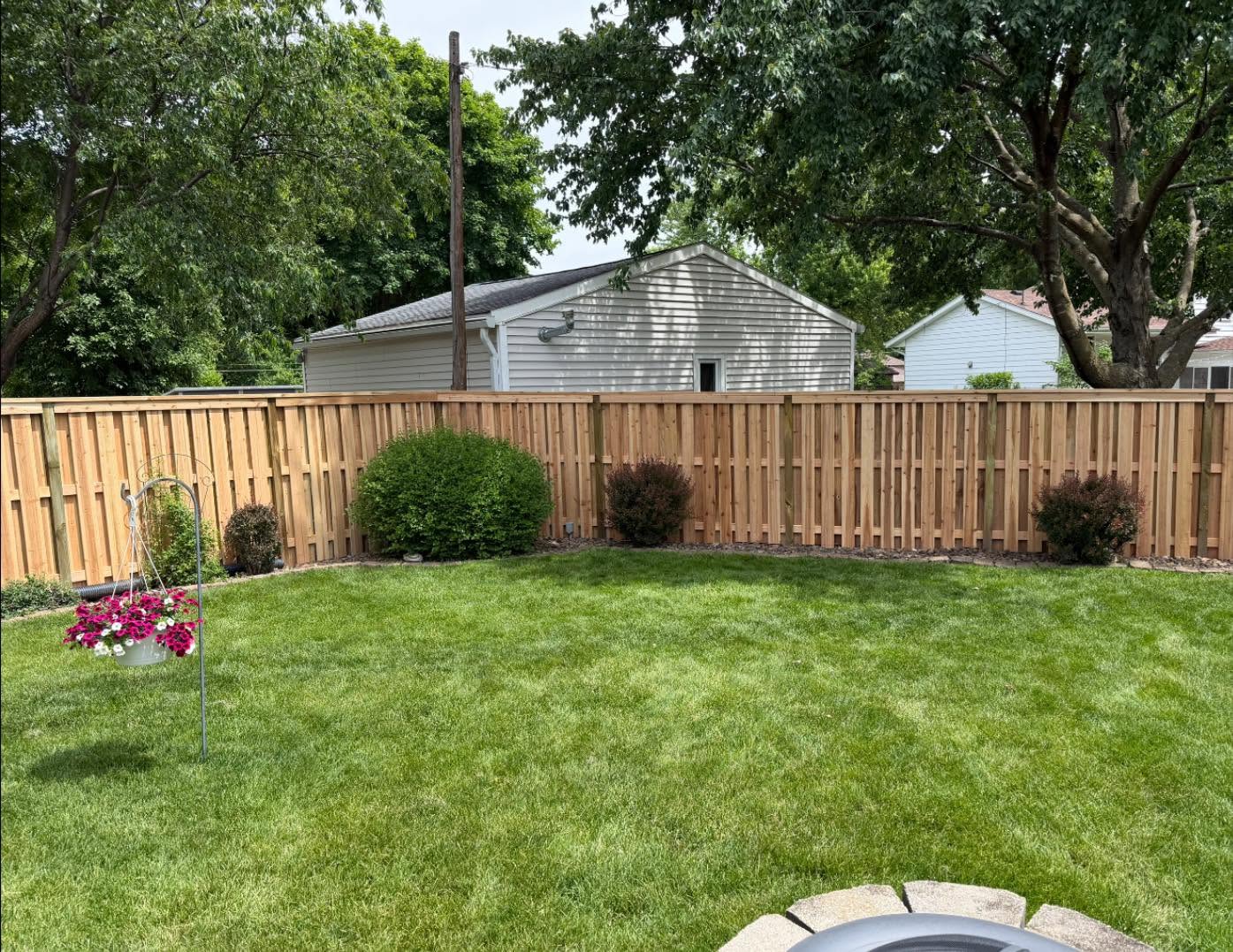 Semi-Privacy Wooden Fences